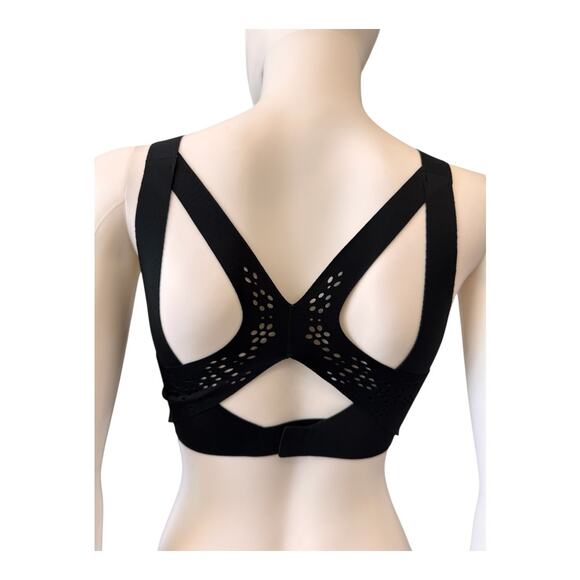 New VICTORIA SECRET VSX Women's Black Angel Max Padded Sports Bra Size 32C - Picture 5 of 6